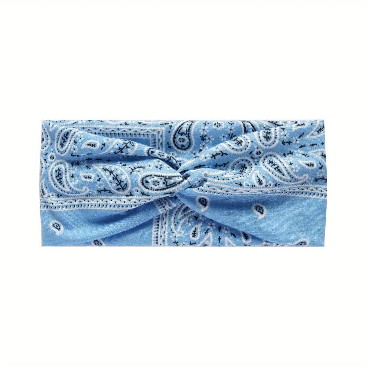 Boho Paisley Criss Cross Headband for Women - DONGMEI CHEN TEXTILES