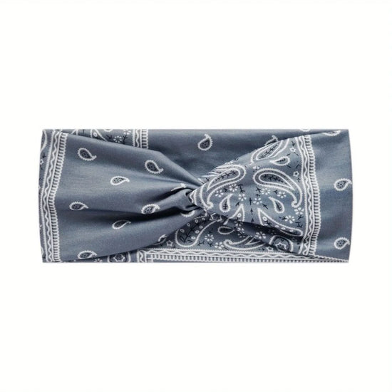 Boho Paisley Criss Cross Headband for Women - DONGMEI CHEN TEXTILES