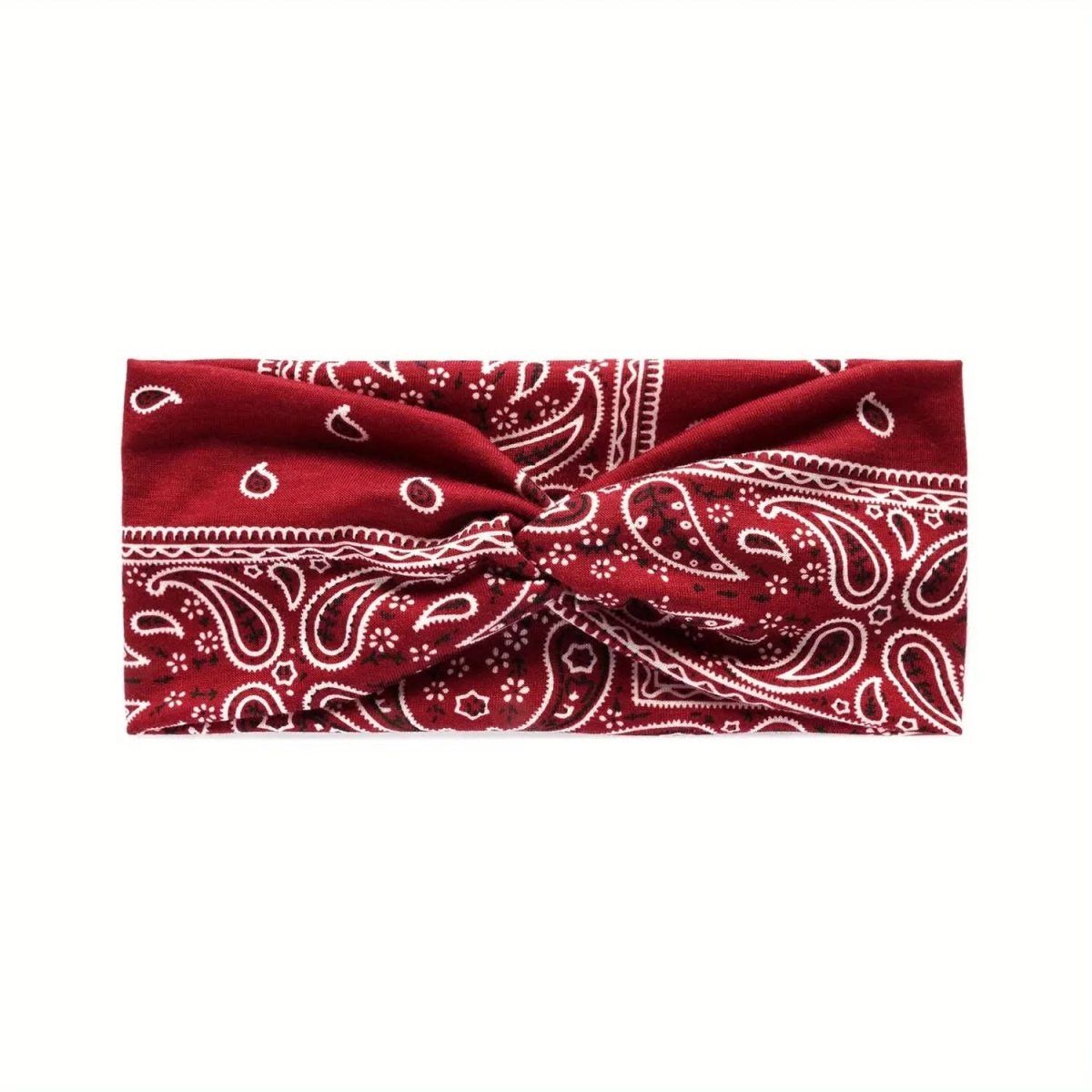 Boho Paisley Criss Cross Headband for Women - DONGMEI CHEN TEXTILES