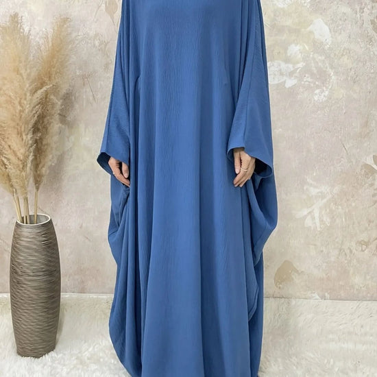 Ramadan Elegant Batwing Sleeve Maxi Dress - DONGMEI CHEN TEXTILES