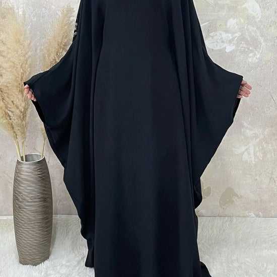 Ramadan Elegant Batwing Sleeve Maxi Dress - DONGMEI CHEN TEXTILES