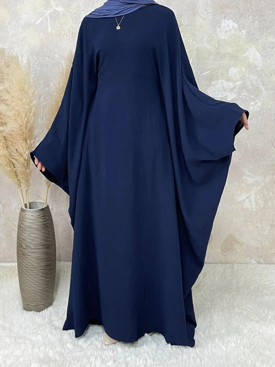 Ramadan Elegant Batwing Sleeve Maxi Dress - DONGMEI CHEN TEXTILES