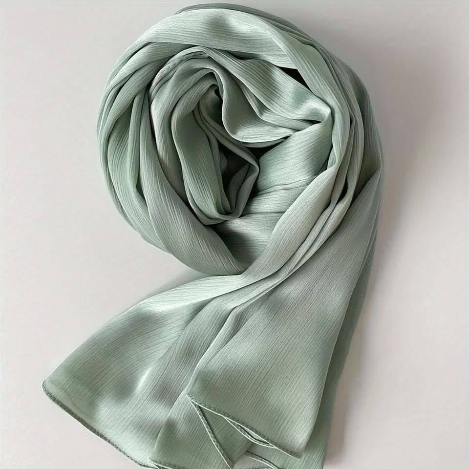 Women's Hijab, 100% Polyester, Breathable, Non - Stretch, Woven Fabric, Lightweight & Smooth - DONGMEI CHEN TEXTILES